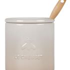 Stoneware Signature Honey Pot with Dipper image number 5